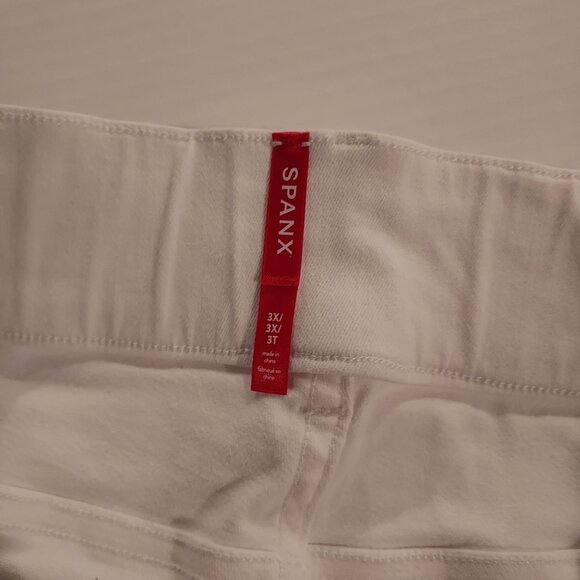 Spanx White High Rise Kick Flare Pull-On Pants Size 3X - Picture 8 of 10